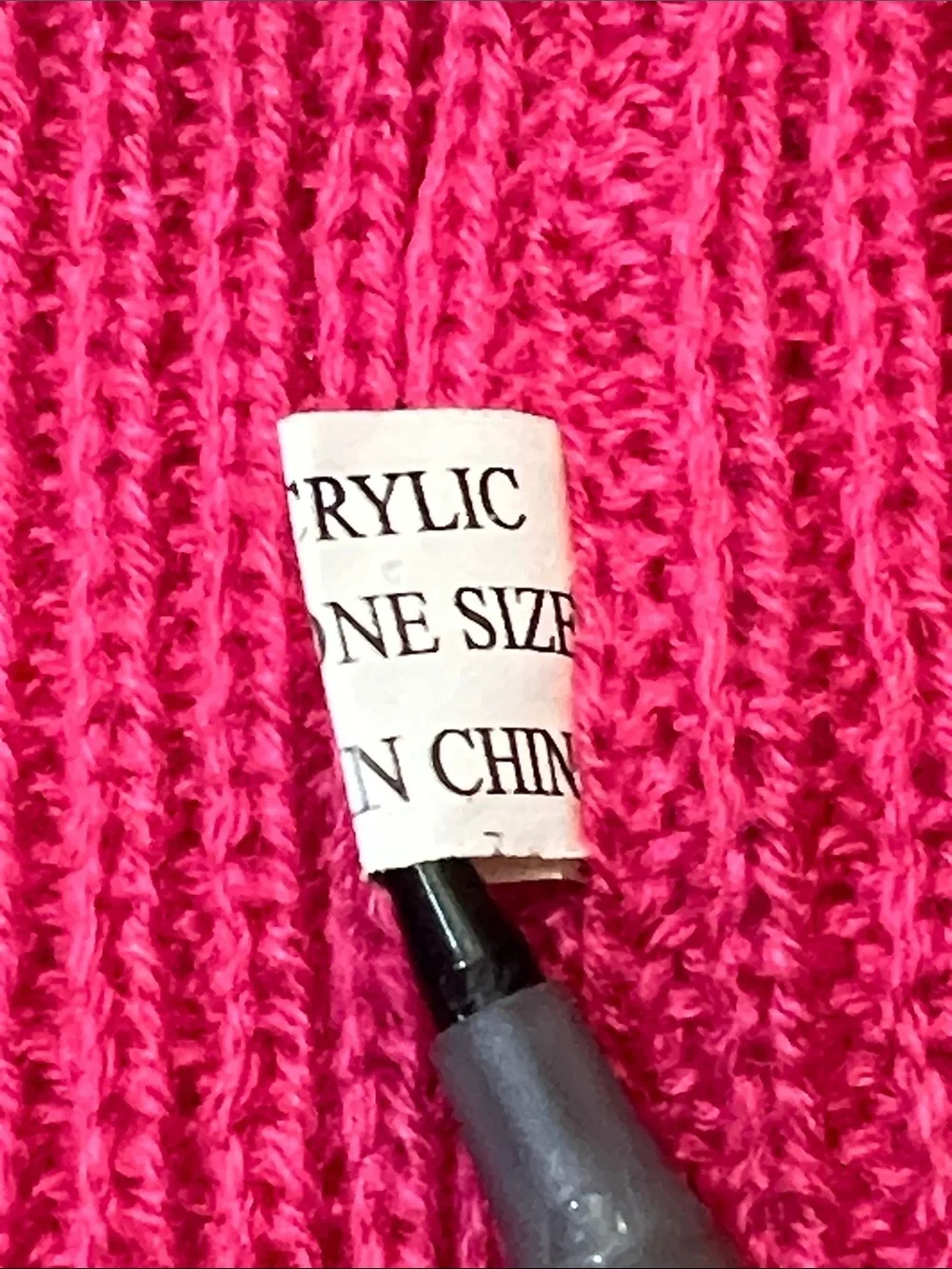 Lacoste knit beanie